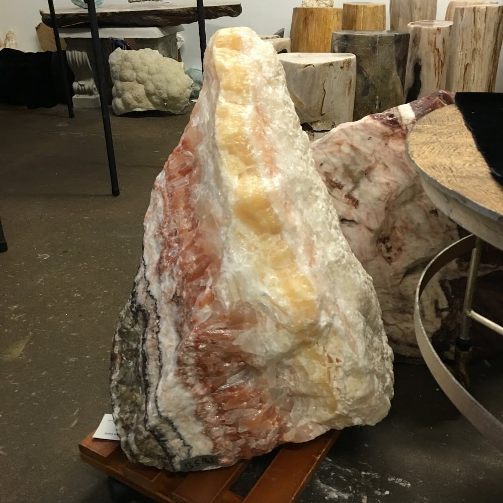 RC1 Huge Rare Banded Rainbow Calcite Boulder 135 lbs