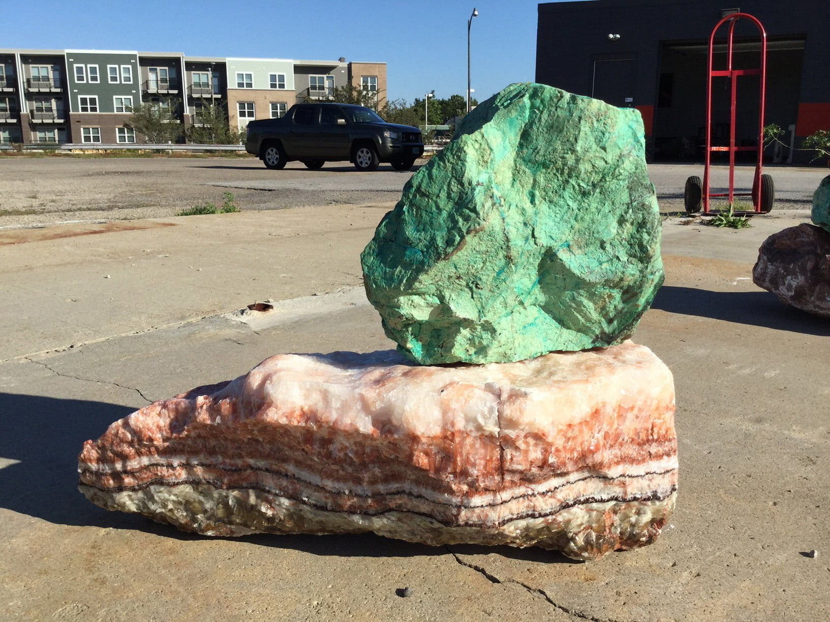 #RC2 Huge Rare Rainbow Calcite Boulder