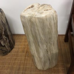 #IPW1 Petrified Wood Table Or Pedestal Or Stool 22.75"H x 9"L x 7"W 109 lbs