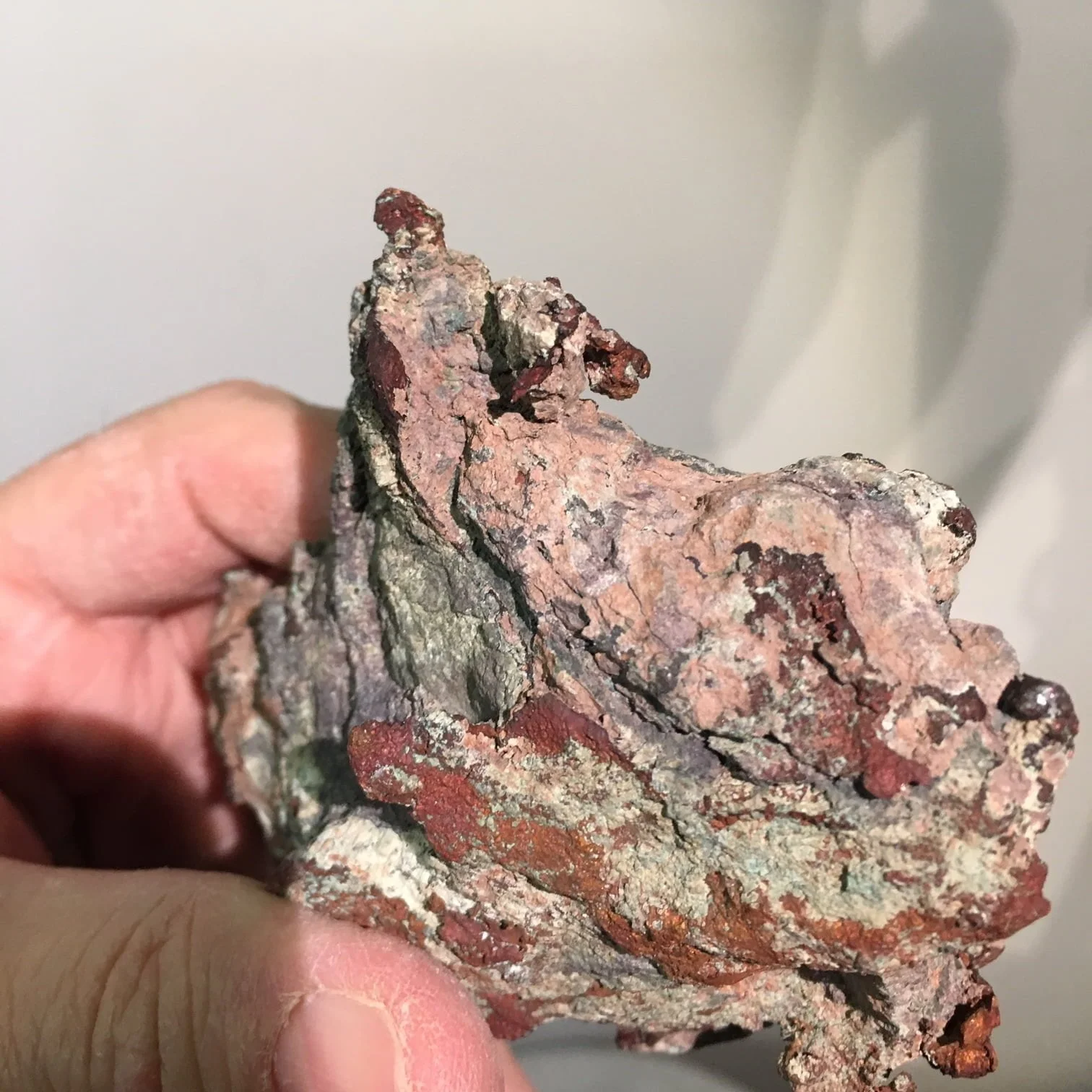 #C3 Copper Crystals on Vein from Michigan Upper Peninsula