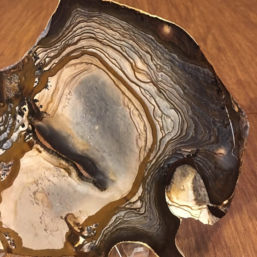 #JASPBIG3 Old Stock Biggs Creek Picture Jasper Slice