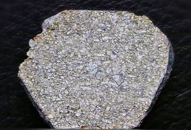 Slice of Martian shergottite meteor