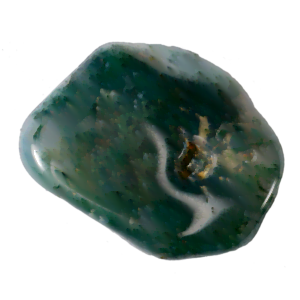 Moss Agate Therapy Stone