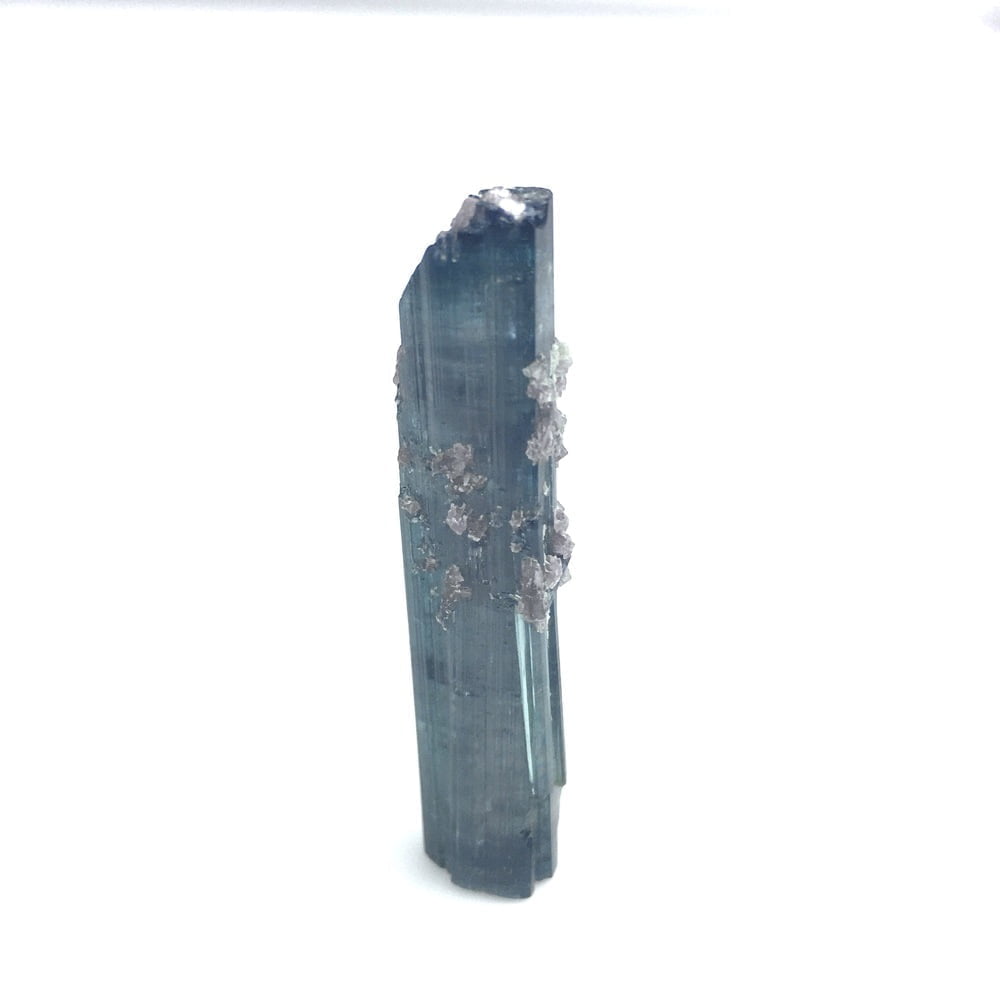 Rare Blue Indicolite Tourmaline Natural Crystal-#TOU1-4