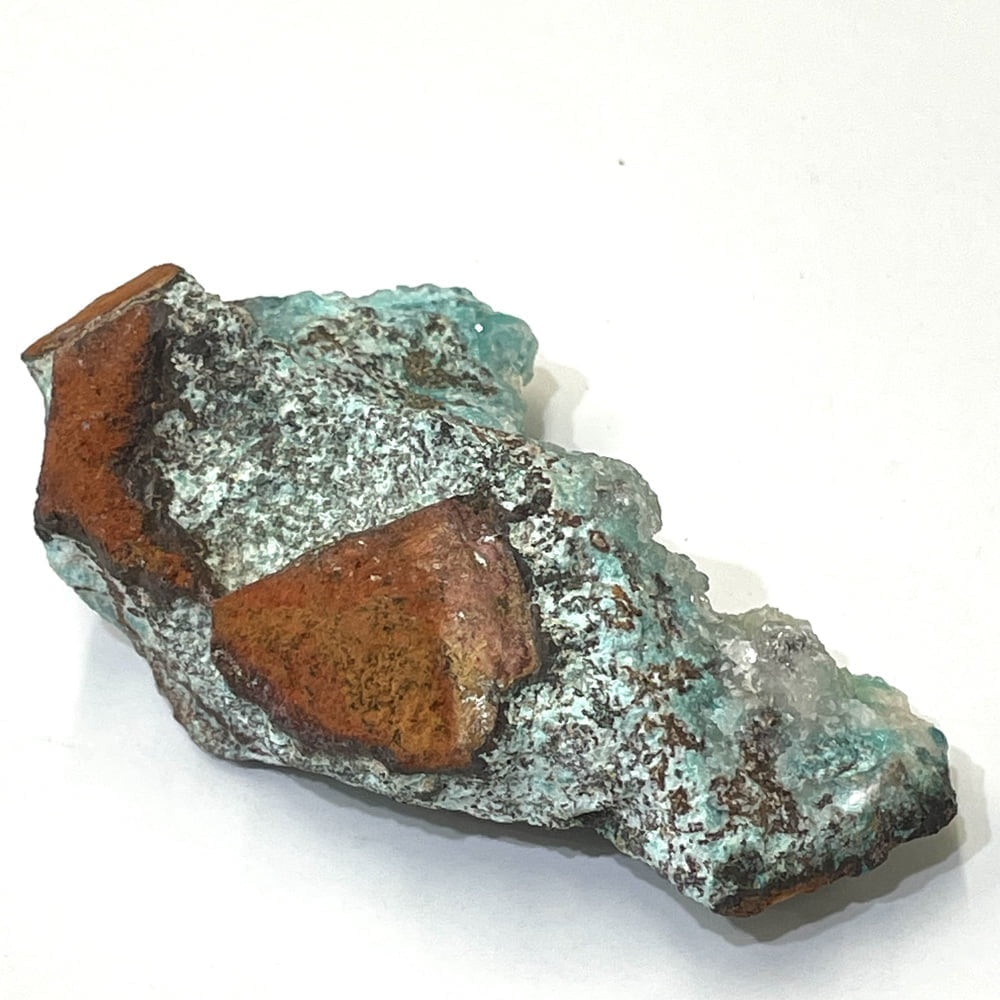 Looks Like Aqua Colored Smithsonite Mixed with an Unknown Clear Mineral - Formerly in a Geologist's Collection-#SMTH1-6