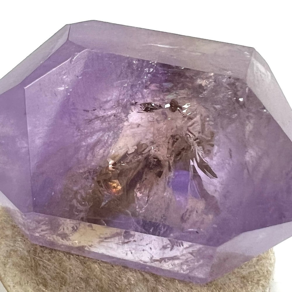 Double Terminated Amethyst Crystal with Smoky Center-#AMTH04-4