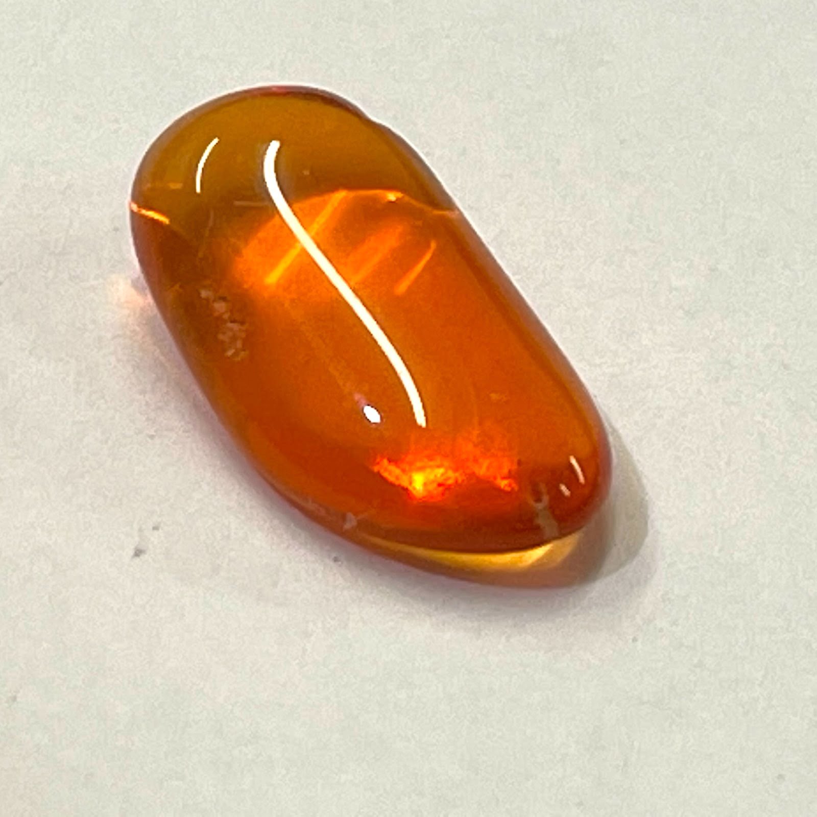#FOPL2 1.50 ct Fire Opal from Mexico Transparent and Beautiful ...