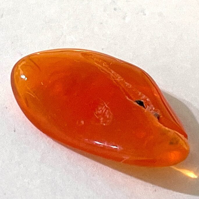 FOPL3 – A 2.2 ct Fire Opal from Mexico – A Freeform Cabochon