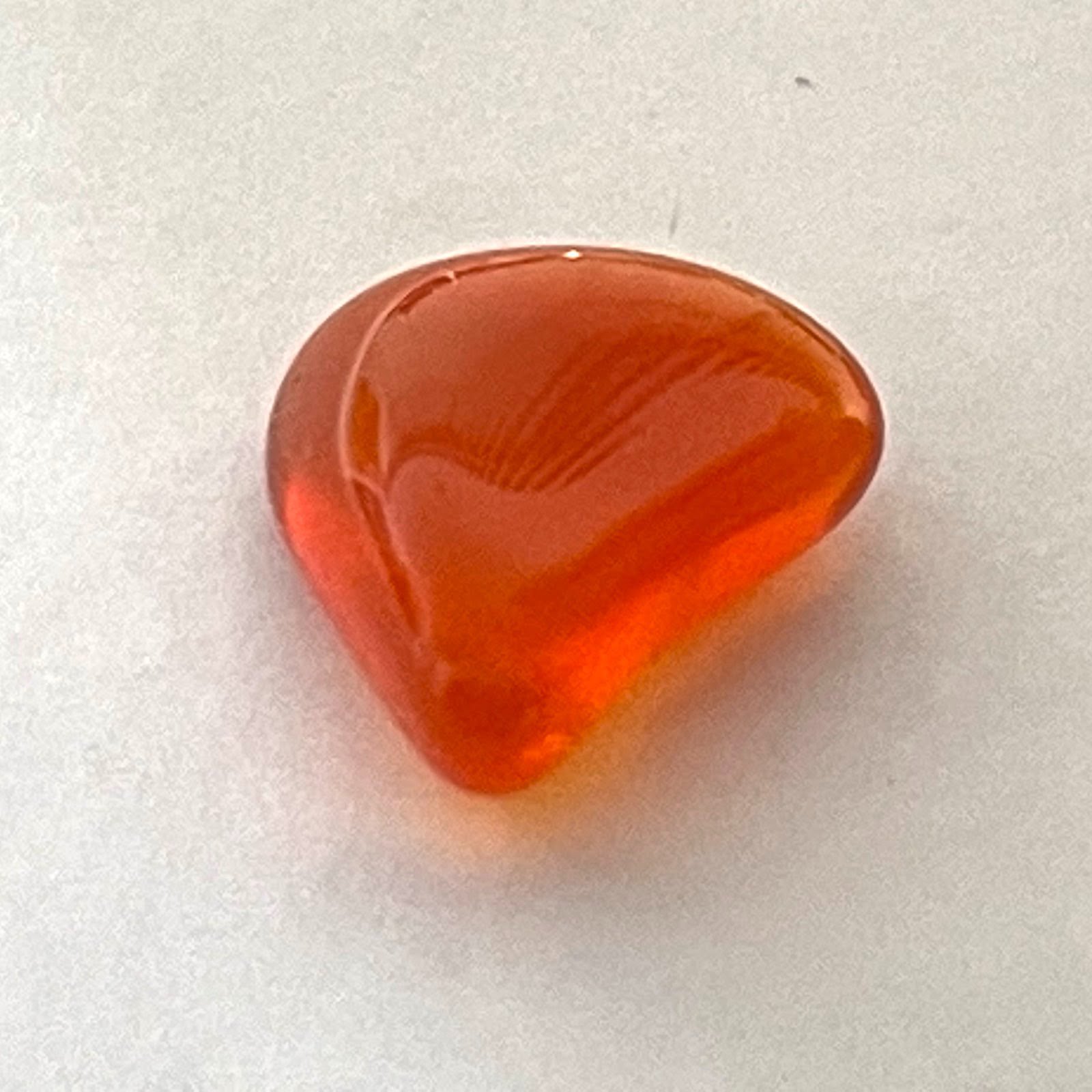 FOPL7 1.4 ct Fire Opal from Mexico Transparent and Beautiful