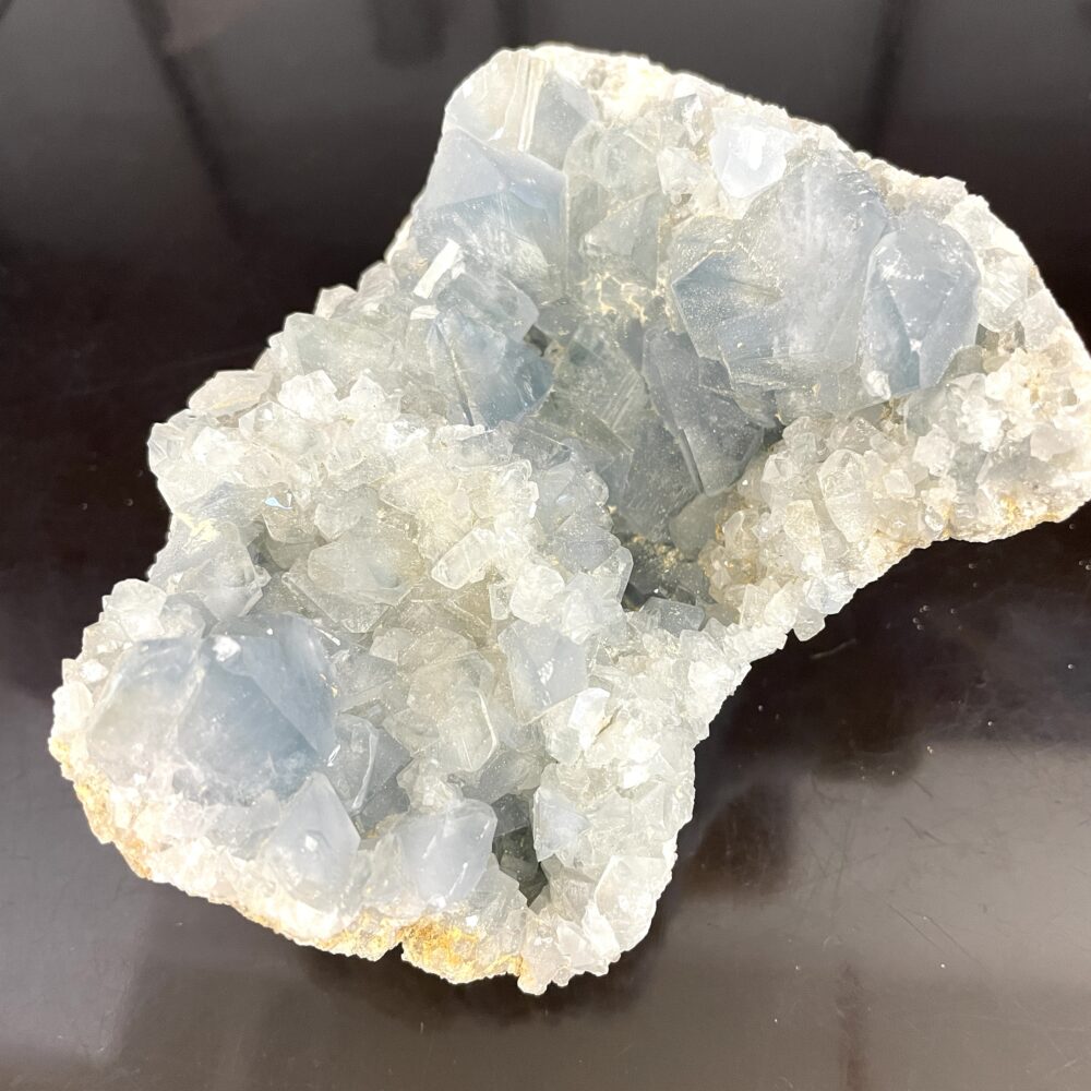 Blue Celestite Celestine Madagascar Geode with Crystals 650 g  1lb 6.9 oz - #CEL2