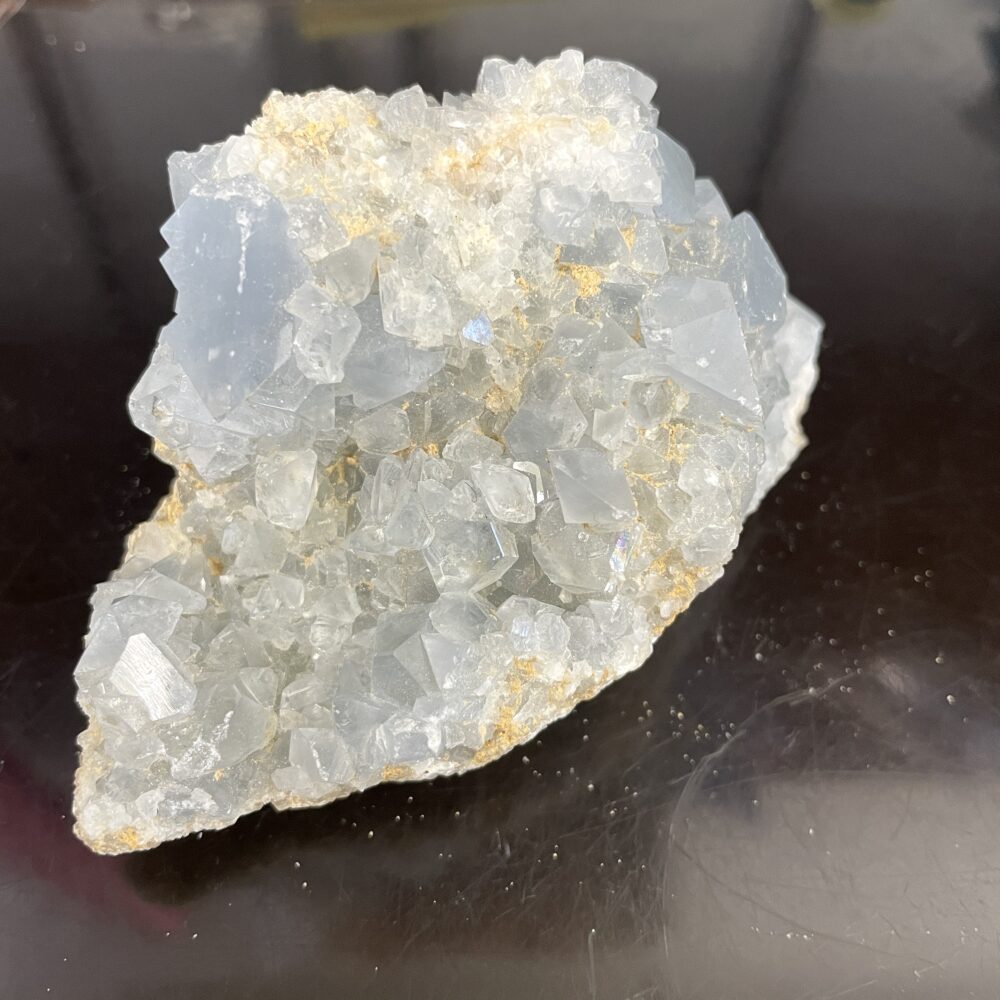 Blue Celestite Celestine Madagascar Geode with Crystals 263 g 9.2 oz - CEL3