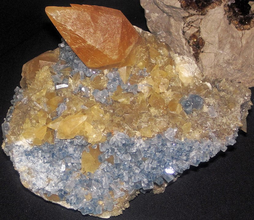 Calcite celestite Pugh Quarry, Custar, Ohio