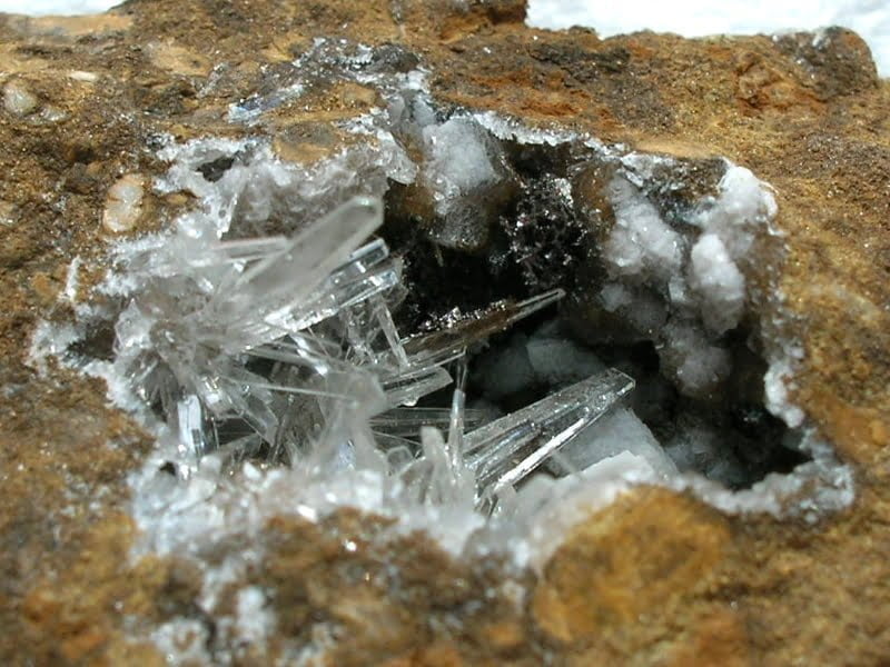 vug with aragonite east central ohio