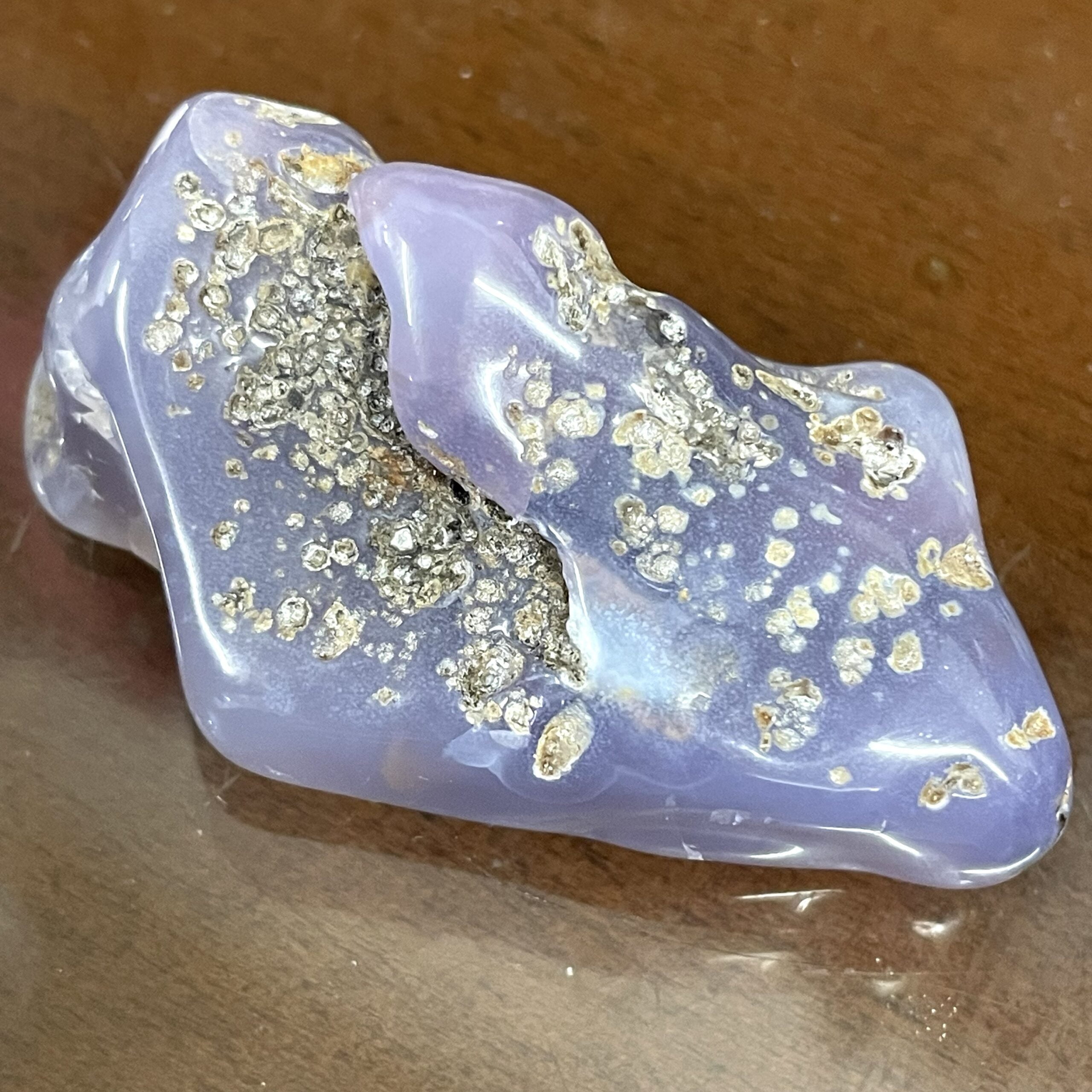 Holly Blue (Calapooia) Agate 30.89g: Said to Enhance Psychic Abilities #HBX5