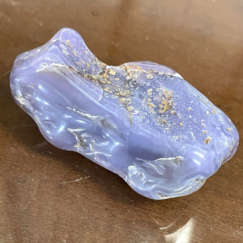 Holly Blue (Calapooia) Agate 44.8g: Said to Enhance Psychic Abilities #HBX6
