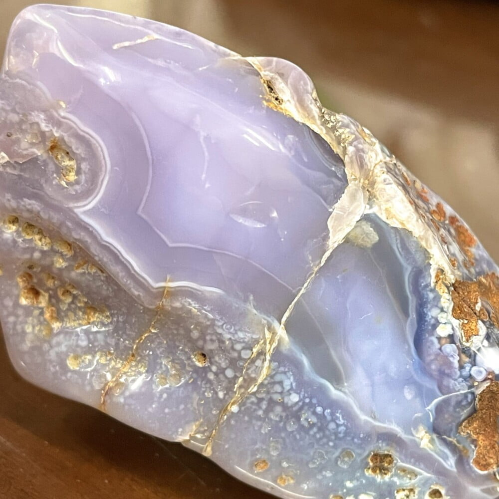 Huge Holly Blue (Calapooia) Agate 98.6g or 493 ct: Said to Enhance Psychic Abilities #HBX8