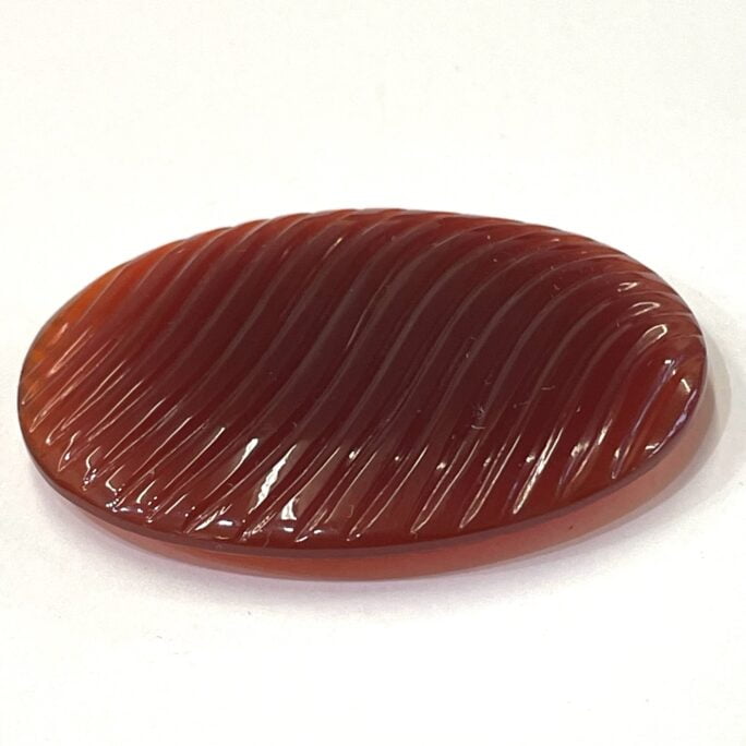 #CN1 Carnelian (carved on both sides) For display, meditation or jewelry.