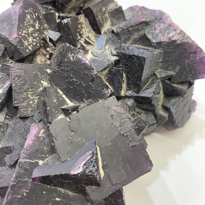 #FLX6 Purple to Dark Purple Fluorite from an Estate 2254g