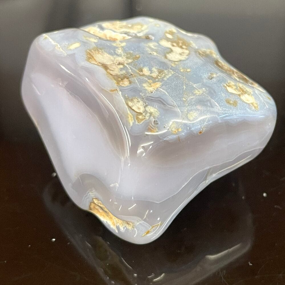 Rare Holly Blue (Calapooia) Agate, Said to Enhance Psychic Abilities 69g or 2.385 oz HBA21