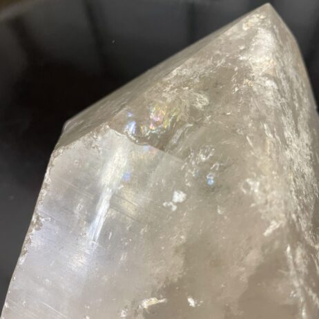Rare Huge Lemurian Quartz Crystal with Rainbows and Moss Inclusions - 3 lbs 2 oz or 1427 grams - WQ15