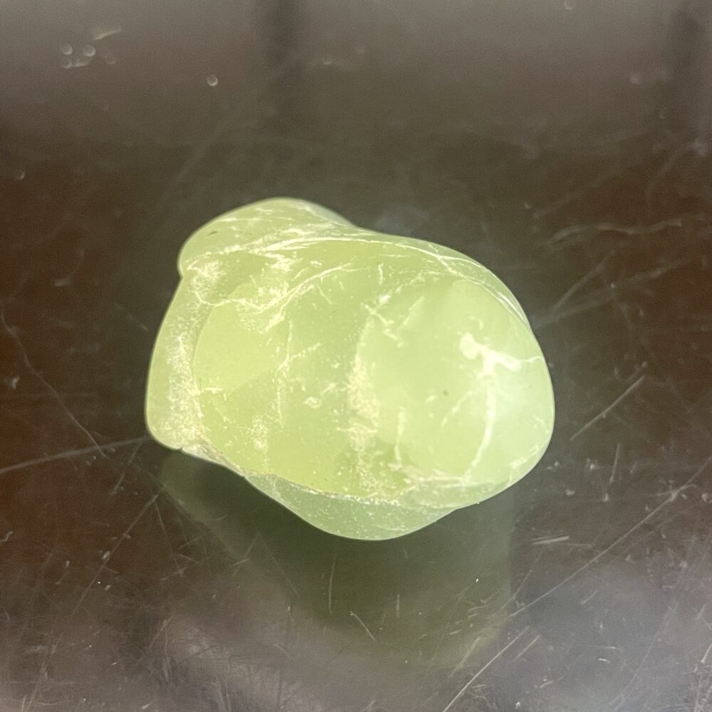 Prehinite Natural Shaped Tumble Polished 18 grams or .66 oz - PRX4