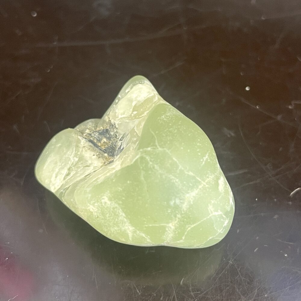 Prehinite Natural Shaped Tumble Polished 18 grams or .66 oz - PRX4