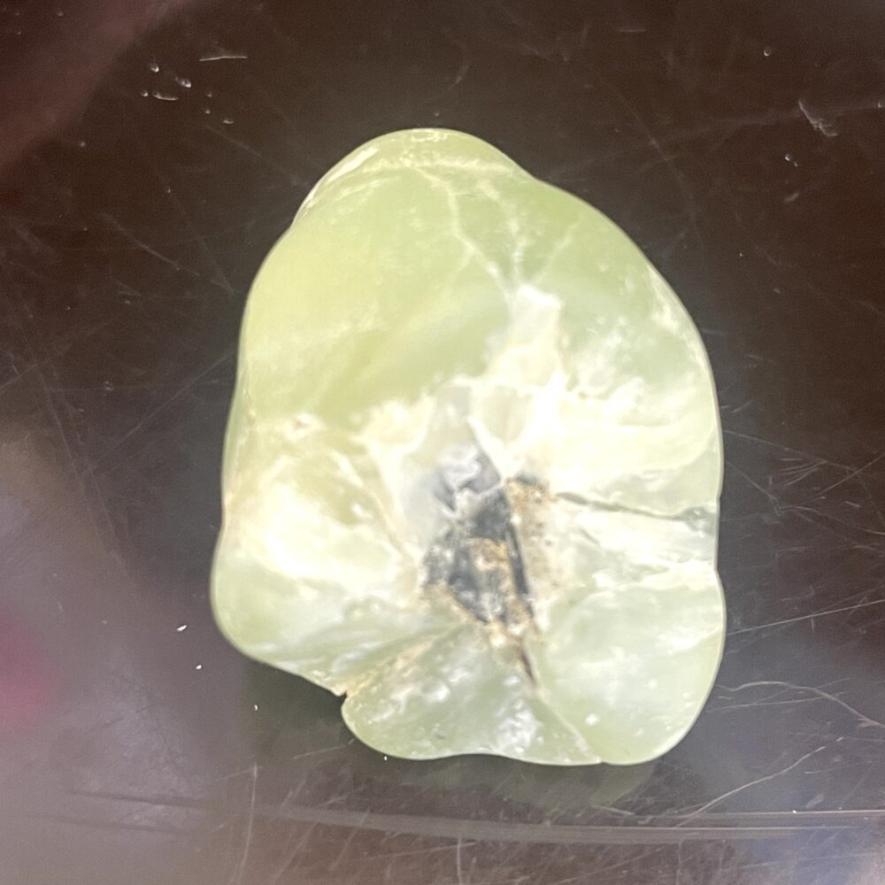 Prehinite Natural Shaped Tumble Polished 18 grams or .66 oz - PRX4