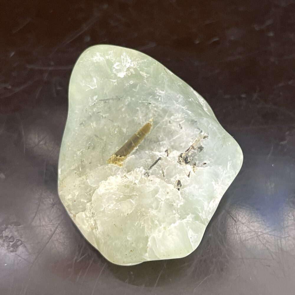 Prehinite Natural Shaped Tumble Polished 19.58 grams or .690 oz - PRX6