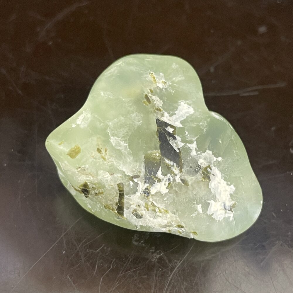 Prehinite Natural Shaped Tumble Polished 18.76 grams or .661 oz - PRX7