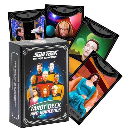 The Star Trek The Next Generation Tarot Card Deck - 78 cards with guidebook - TAC13 a