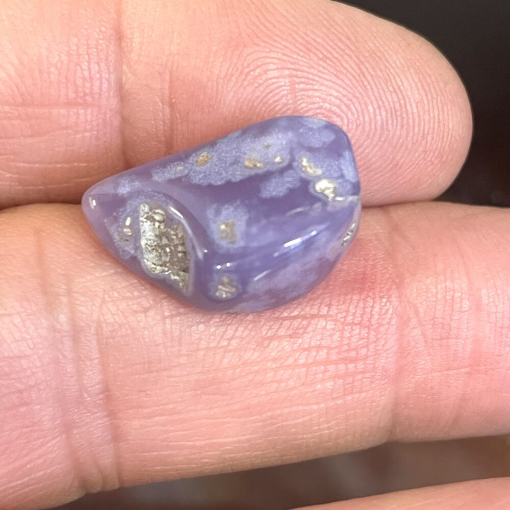 Rare Holly Blue (Calapooia) Agate, Said to Enhance Psychic Abilities 3.8g or .16 oz HBA26